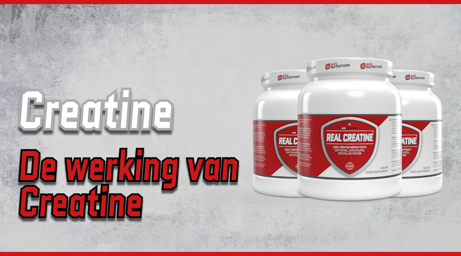 Creatine werking - Wat is de werking van creatine? | BGS Nutrition