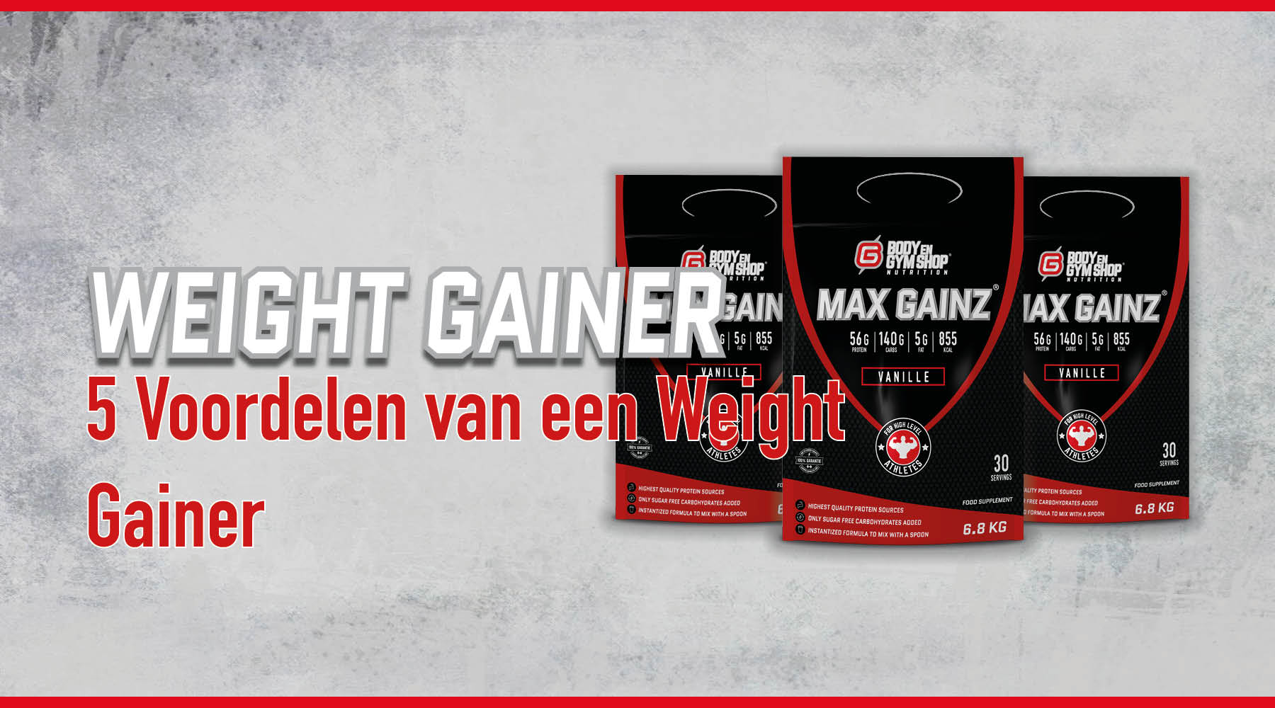 Weight gainer aankomen blog