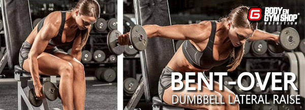 Bent over dumbbell lateral raise