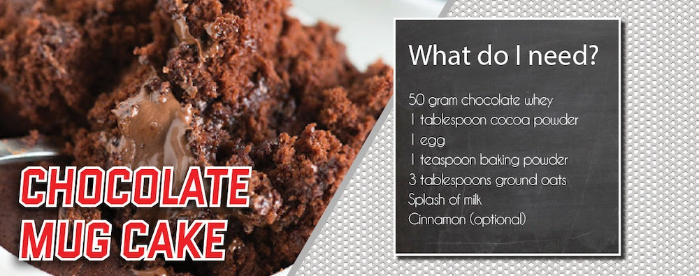 Chocolate Mug Cake met eiwit