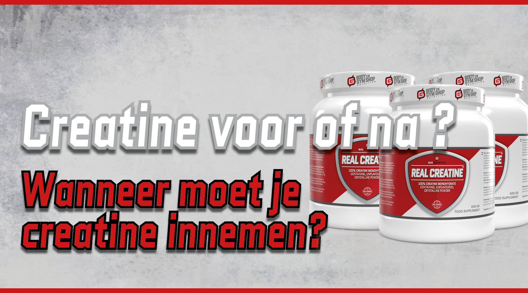 wanneer creatine innemen - creatine voor of na training