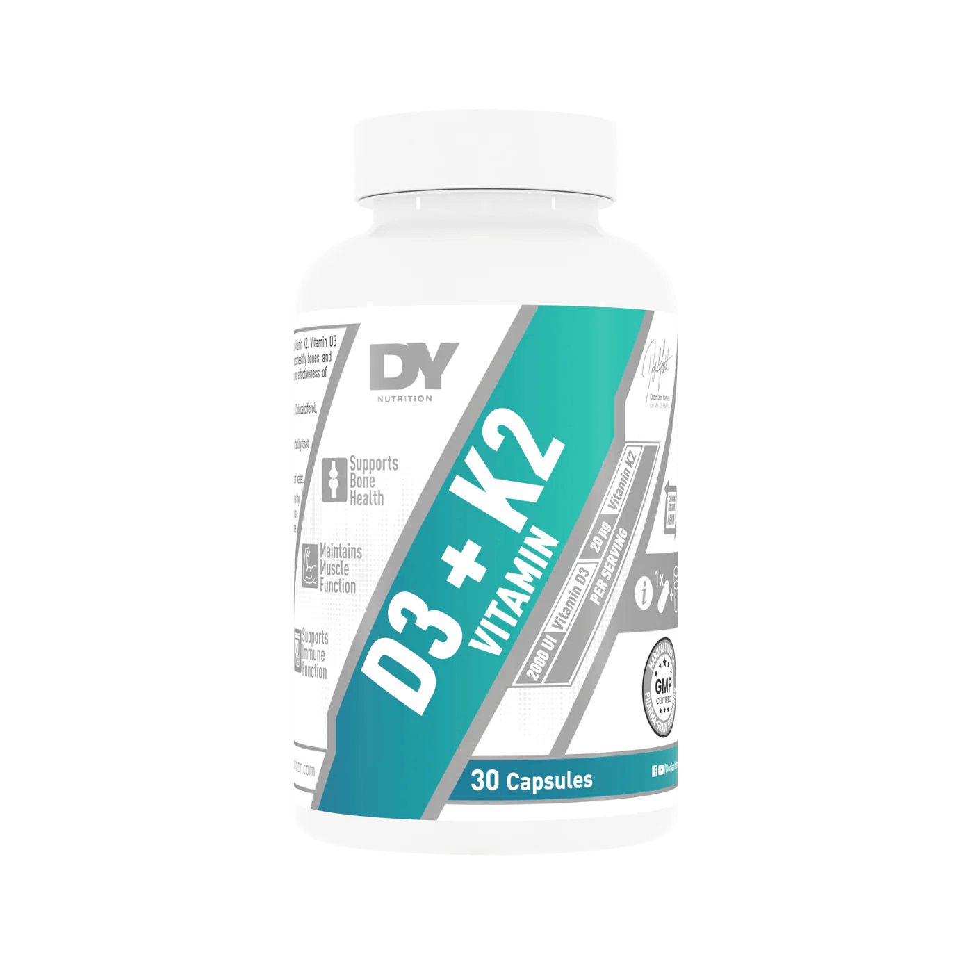 Dorian Yates - Vitamin D3 + K2