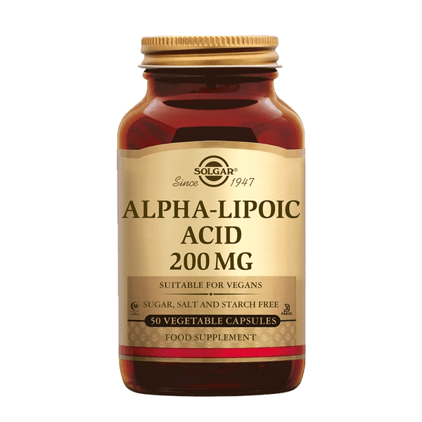 Solgar Vitamins - Alpha Lipoic Acid 200 mg